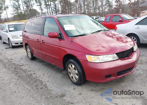 2002 Honda Odyssey Ex from USA, damaged, VIN 5FNRL18652B015966